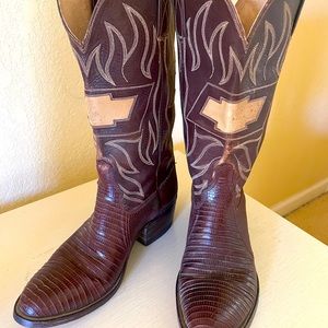 Custom Made Chevrolet Western Boots